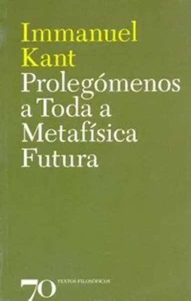 Imagem de Prolegómenos a Toda a Metafísica Futura