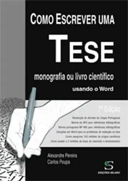 Imagem de Como Escrever uma Tese, Monografia ou Livro Científico Usando o Word