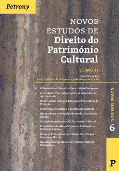 Imagem de Novos Estudos de Direito do Património Cultural - Tomo II