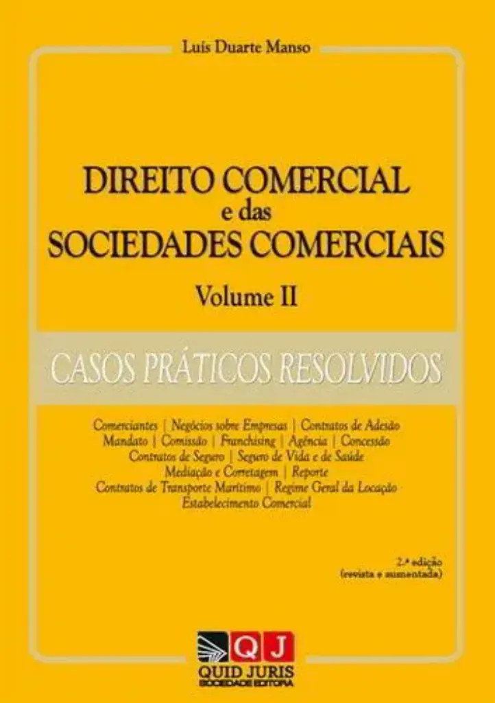 Imagem de Direito Comercial e das Sociedades Comerciais Vol. II