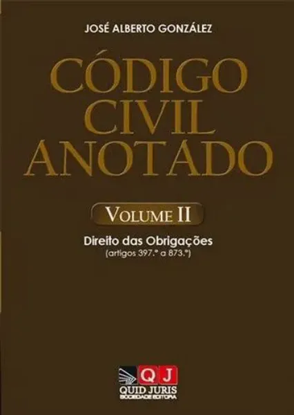 Imagem de Código Civil Anotado Vol. II