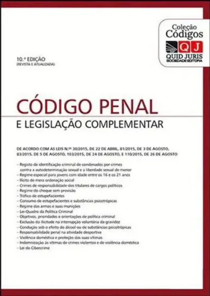 Imagem de Código Penal e Legislação Complementar