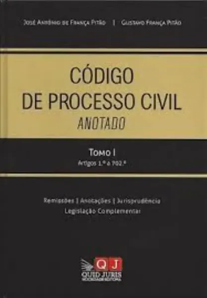 Imagem de Código de Processo Civil Anotado Tomo I