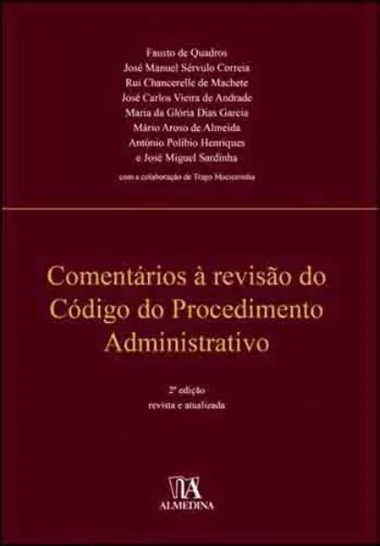 Imagem de Comentários à Revisão do Código do Procedimento Administrativo
