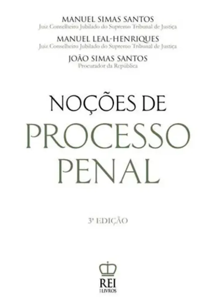 Imagem de Noções de Processo Penal