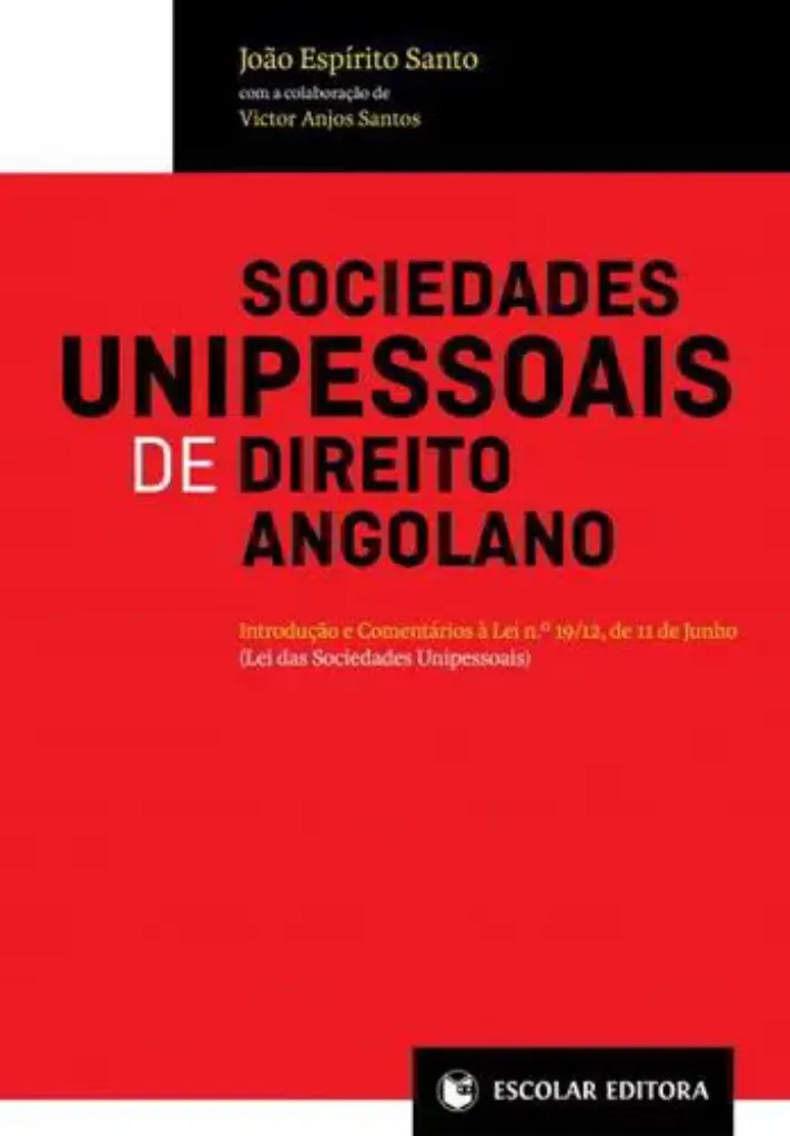 Imagem de Sociedades Unipessoais de Direito Angolano