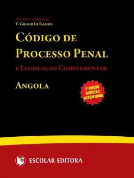 Imagem de Código de Processo Penal e Legislação Complementar Angola