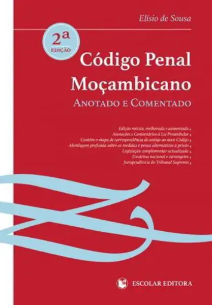 Imagem de Código Penal Moçambicano Anotado e Comentado