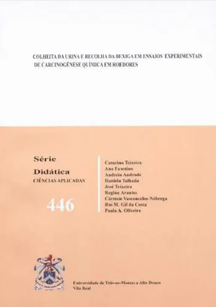 Imagem de Colheita da Urina e Recolha da Bexiga em Ensaios Experimentais de Carcinogénese Química em Roedores