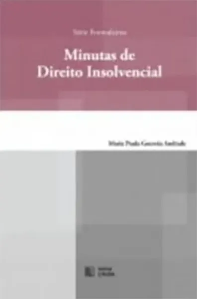 Imagem de Minutas de Direito Insolvencial