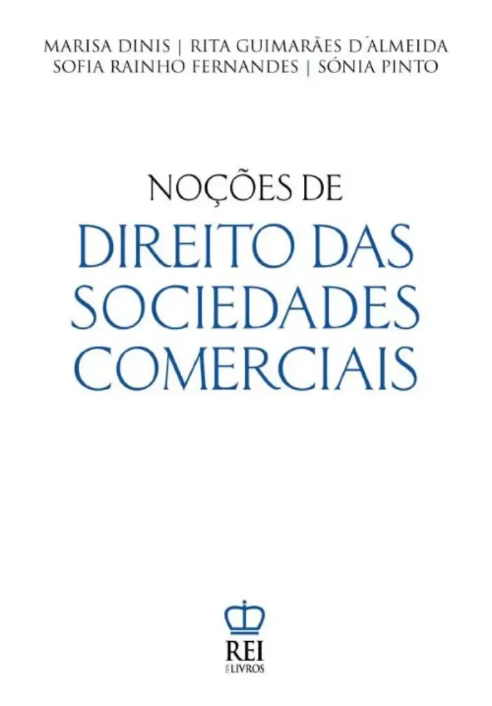 Imagem de Noções de Direito das Sociedades Comerciais