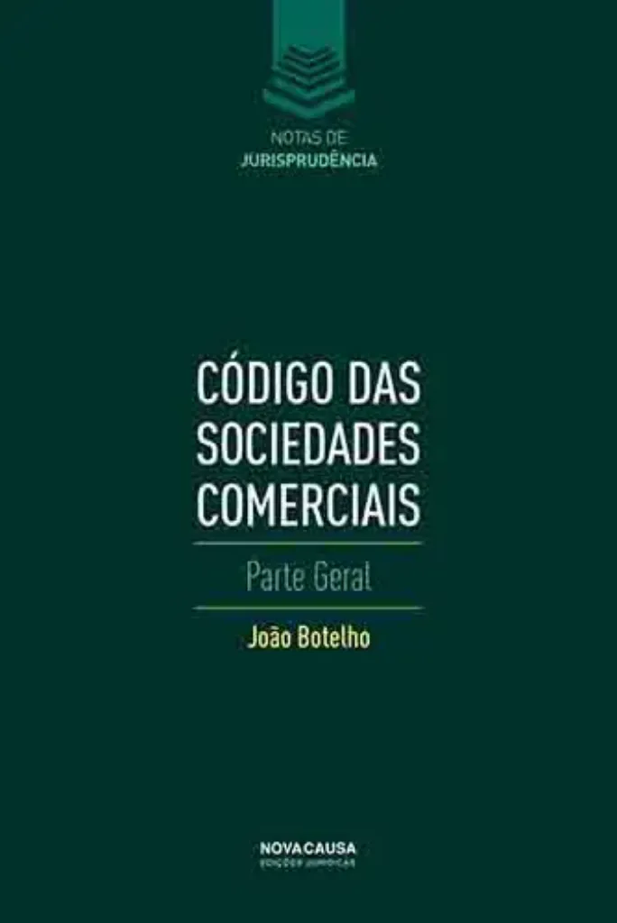 Imagem de Código das Sociedades Comerciais - Parte Geral