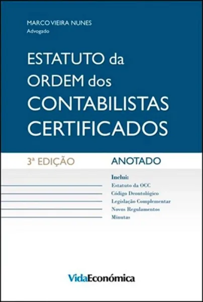 Imagem de Estatuto da Ordem dos Contabilistas Certificados - Anotado