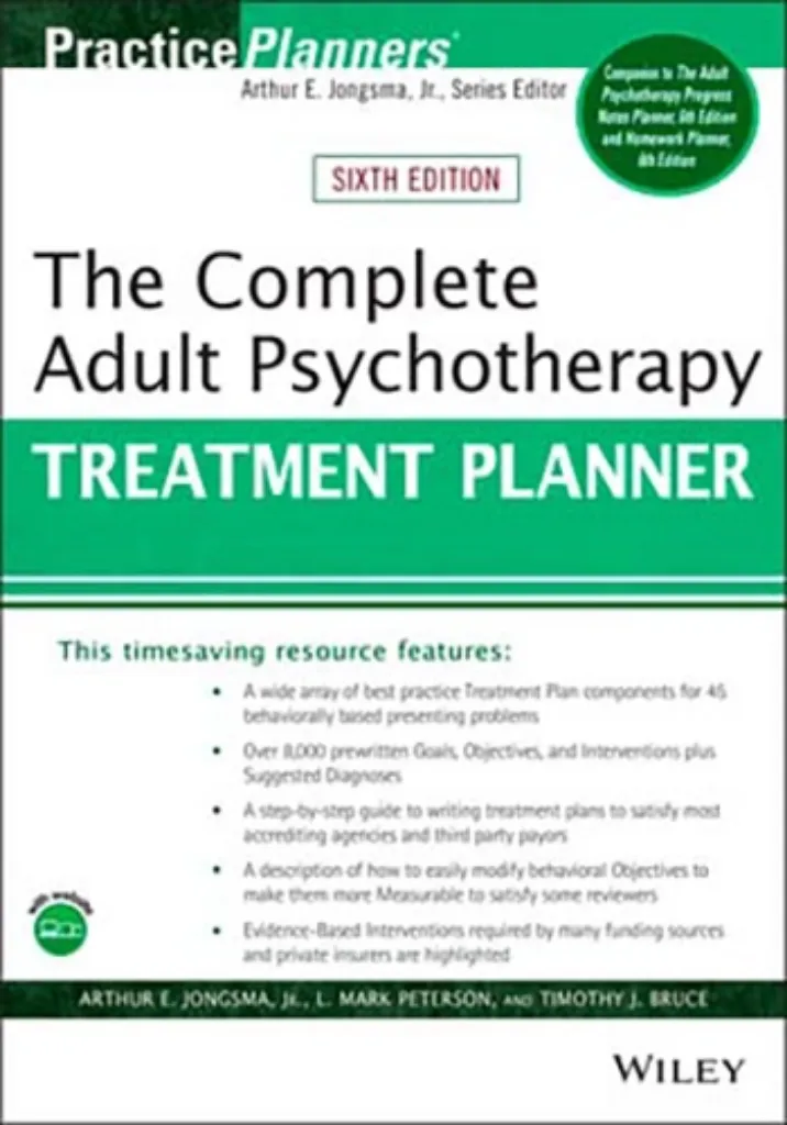 Imagem de The Complete Adult Psychotherapy Treatment Planner