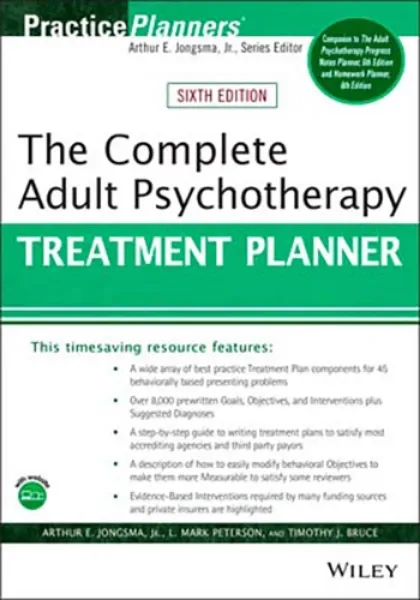 Imagem de The Complete Adult Psychotherapy Treatment Planner