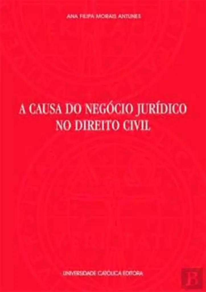 Imagem de A Causa do Negócio Jurídico no Direito Civil