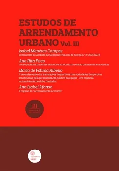 Picture of Book Estudos de Arrendamento Urbano Vol. III