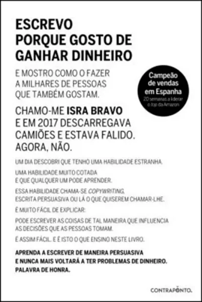 Imagem de Escrevo Porque Gosto de Ganhar Dinheiro