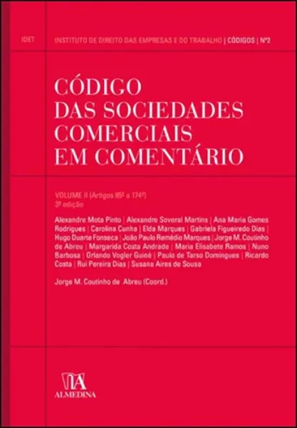 Imagem de Código das Sociedades Comerciais em Comentário Vol. II