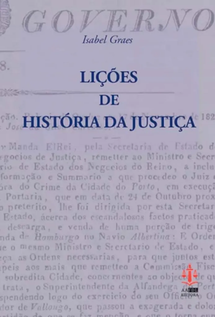 Imagem de Lições de História da Justiça