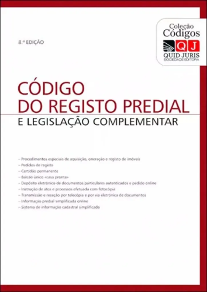 Imagem de Código do Registo Predial e Legislação Complementar