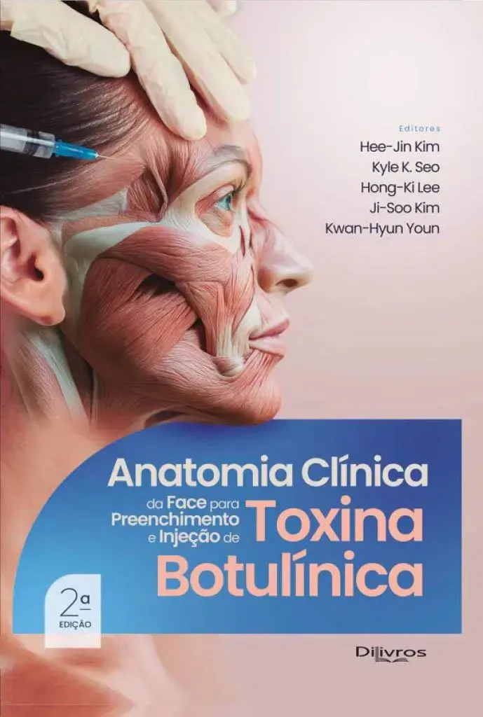 Imagem de Anatomia Clínica da Face Para Preenchimento de Injeção de Toxina Botulínica